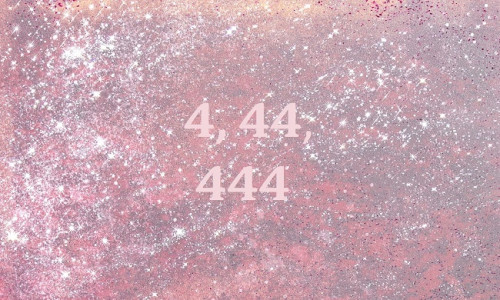 NUMBER 4, 44 JA 444 NÄGEMINE NING SELLE INGLITE SÕNUM NUMBER 4, 44 JA 444 NÄGEMINE NING SELLE INGLITE SÕNUM