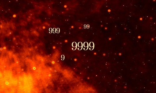 NUMBER 9, 99, 999 JA 999 NÄGEMINE NING SELLE SÕNUM SINU INGLITELT