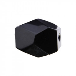 MUST OBSIDIAAN auguga tahutud MUST OBSIDIAAN auguga tahutud