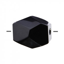 MUST OBSIDIAAN auguga tahutud MUST OBSIDIAAN auguga tahutud