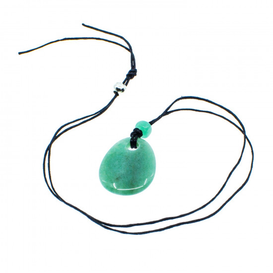 GREEN AVENTURINE talisman with a band JEWELRY GREEN AVENTURINE talisman with a band JEWELRY