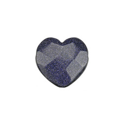 SININE KULDKIVI auguga süda tahutud