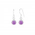 AMETÜST kõrvarõngad (hõbe) 
