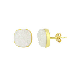 DRUZY AHHAAT kõrvarõngad pooltäpp (kullatud hõbe) DRUZY AHHAAT kõrvarõngad pooltäpp (kullatud hõbe)