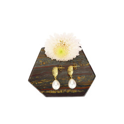 PÄRL kõrvarõngad (kullatud hõbe) PÄRL kõrvarõngad (kullatud hõbe)