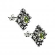 ROHELINE TURMALIIN kõrvarõngad ruut (hõbe 925) ROHELINE TURMALIIN kõrvarõngad ruut (hõbe 925)