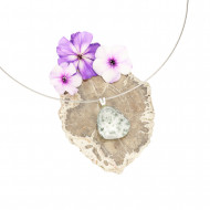 DENDRIITAHHAAT ripats suletud kinnitusega (hõbe) DENDRIITAHHAAT ripats suletud kinnitusega (hõbe)