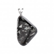 KRÜSANTEENUM ripats suletud kinnitusega (hõbe)