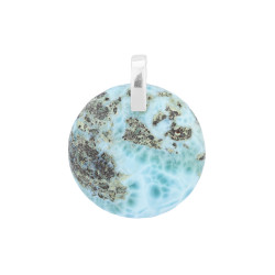 LARIMAR ripats ümmargune (hõbe) LARIMAR ripats ümmargune (hõbe)