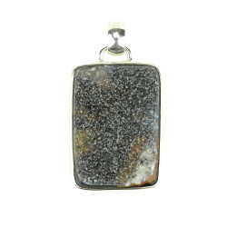 MUST AHHAAT ripats ristkülik (hõbe)