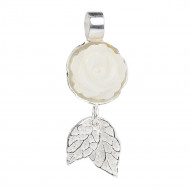 PÄRLIKARP ripats roos (hõbe 925) PÄRLIKARP ripats roos (hõbe 925)