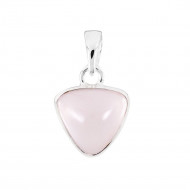 ROOSA KVARTS ripats kolmnurk (hõbe 925) ROOSA KVARTS ripats kolmnurk (hõbe 925)