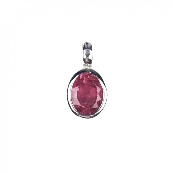 ROOSA TURMALIIN ripats ovaalne (hõbe 925) JEWELRY ROOSA TURMALIIN ripats ovaalne (hõbe 925) JEWELRY