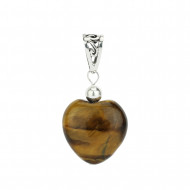 TIIGRISILM ripats süda pärliga (hõbe 925)