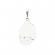 БЕЛЫЙ ГОВЛИТ кулон (серебро 925) БЕЛЫЙ ГОВЛИТ кулон (серебро 925)