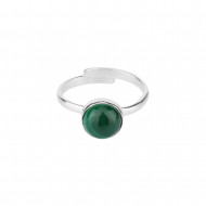 MALAHHIIT sõrmus (hõbe)