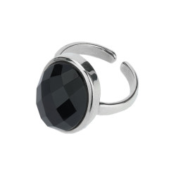 MUST OBSIDIAAN sõrmus (hõbe 925) MUST OBSIDIAAN sõrmus (hõbe 925)