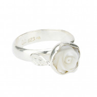 PÄRLIKARP sõrmus roos (hõbe)  