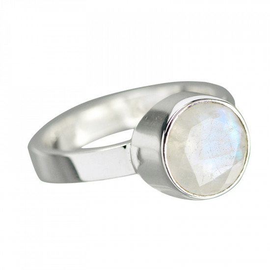RAINBOW MOONSTONE ring (silver 925) JEWELLERIES RAINBOW MOONSTONE ring (silver 925) JEWELLERIES