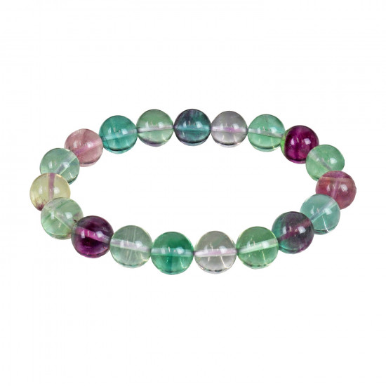FLUORITE bracelet (pearl 10 mm) JEWELRY FLUORITE bracelet (pearl 10 mm) JEWELRY