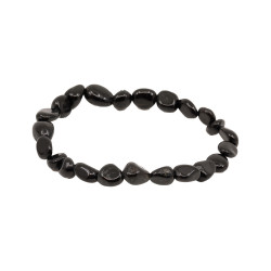 MUST TURMALIIN käekett nugget väike