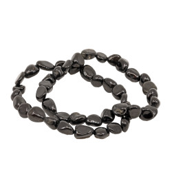 MUST TURMALIIN käekett nugget väike