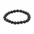 ЧЁРНЫЙ ТУРМАЛИН браслет граненый (жемчужина 8 мм)