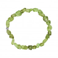 PERIDOOT käekett nugget pärliga