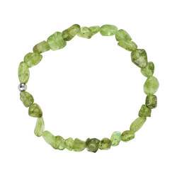 PERIDOOT käekett nugget pärliga