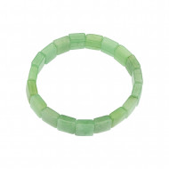 ROHELINE AVENTURIIN käekett (10*10 mm kristalliga )