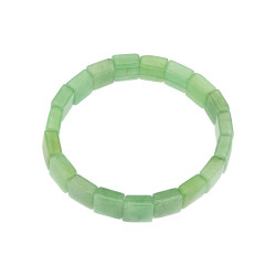 ROHELINE AVENTURIIN käekett (10*10 mm kristalliga )