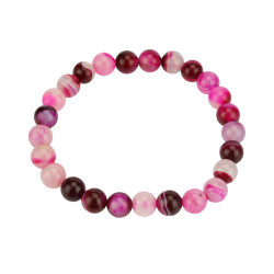 ROOSA AHHAAT käekett (pärl 8 mm)