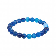 SININE AHHAAT käekett (pärl 8 mm)