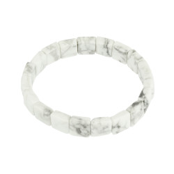 VALGE HAULIIT käekett (10*10 mm kristalliga)