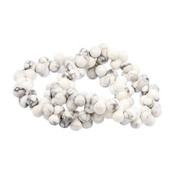 VALGE HAULIIT käekett põimitud pärlitega