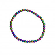 РАДУЖНЫЙ ГЕМАТИТ браслет (жемчуг 4 мм)