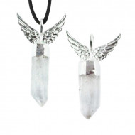 MÄEKRISTALL ripats tipp inglitiivad (metall hõbetatud)