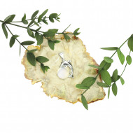 OPALIIT ripats delfiiniga (metall)