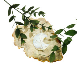 OPALIIT ripats poolkuu elupuuga (metall) 