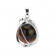 PUNANE TIIGRISILM ripats kuul (metall)