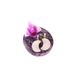 ROOSA KVARTS ripats poolkuu (metall)