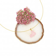 ROOSA KVARTS ripats hobune (metall)