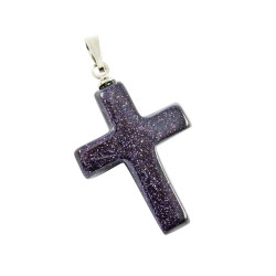 SININE KULDKIVI ripats rist (metall)