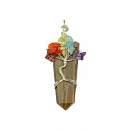 TIIGRISILM ripats Tšakra elupuu (metall)