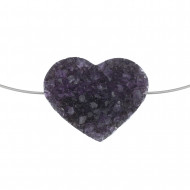 АМЕТИСТ жеода сердце с дыркой  АМЕТИСТ жеода сердце с дыркой