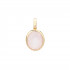 РОЗОВЫЙ КВАРЦ кулон (золото 585)