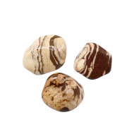 ZEBRA JASPIS PRUUN poleeritud