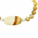 La Tene special collection bracelet "PETRIFIED WOOD and PICTURE JASPER" La Tene special collection bracelet "PETRIFIED WOOD and PICTURE JASPER" LA TENE SIGNATURE BRAND