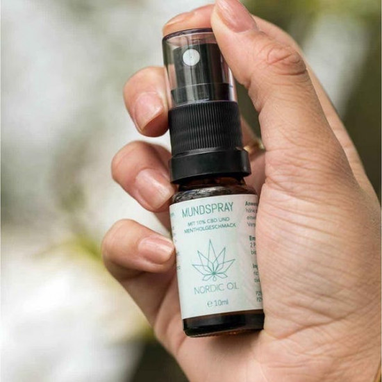 NORDIC OIL suusprei 10% CBD ja mentooliga TERVISETOOTED NORDIC OIL suusprei 10% CBD ja mentooliga