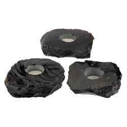 MUST OBSIDIAAN küünlaalus MUST OBSIDIAAN küünlaalus